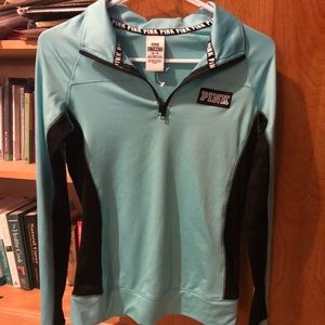 Victoria’s Secret Pink: Mint Green Quarter Zip